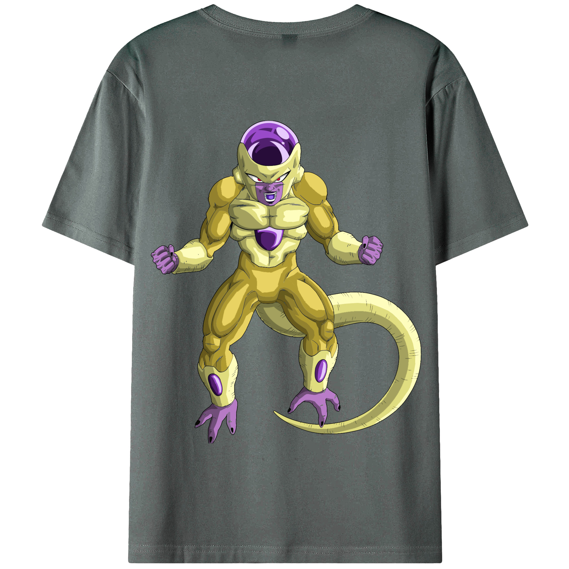 （画像用） ドラゴンボール フリーザ DRAGON BALL Frieza 綿100％半袖Tシャツ（背面プリント）